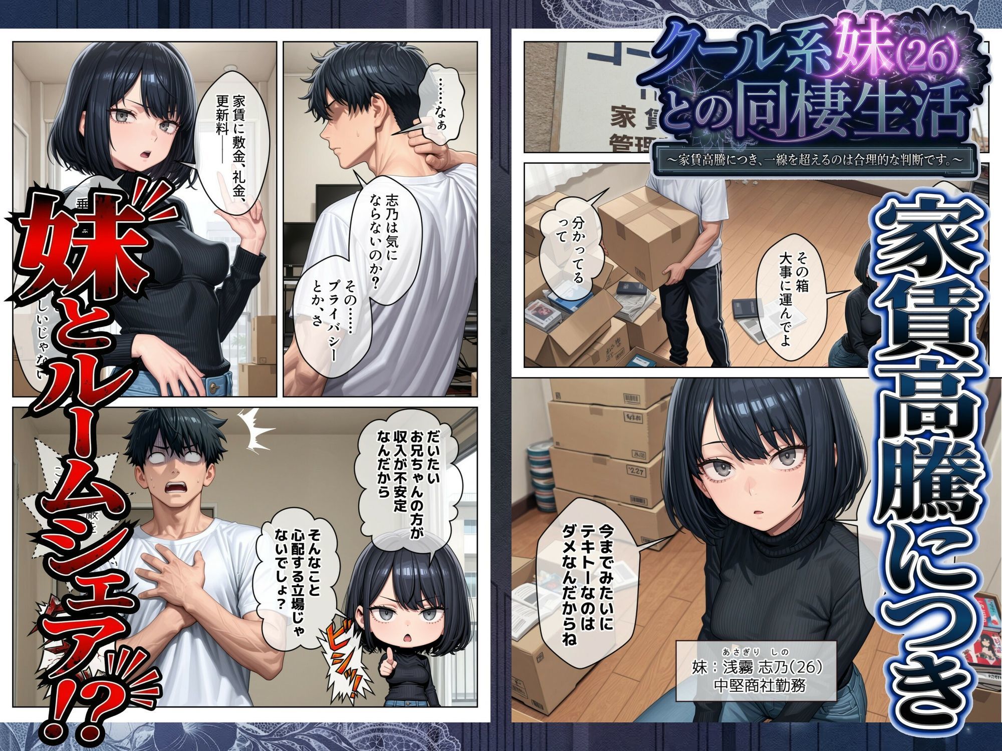 クール系妹(26)との同棲生活 〜家賃高騰につき、一線を超えるのは合理的な判断です。〜|パルテノンの宴