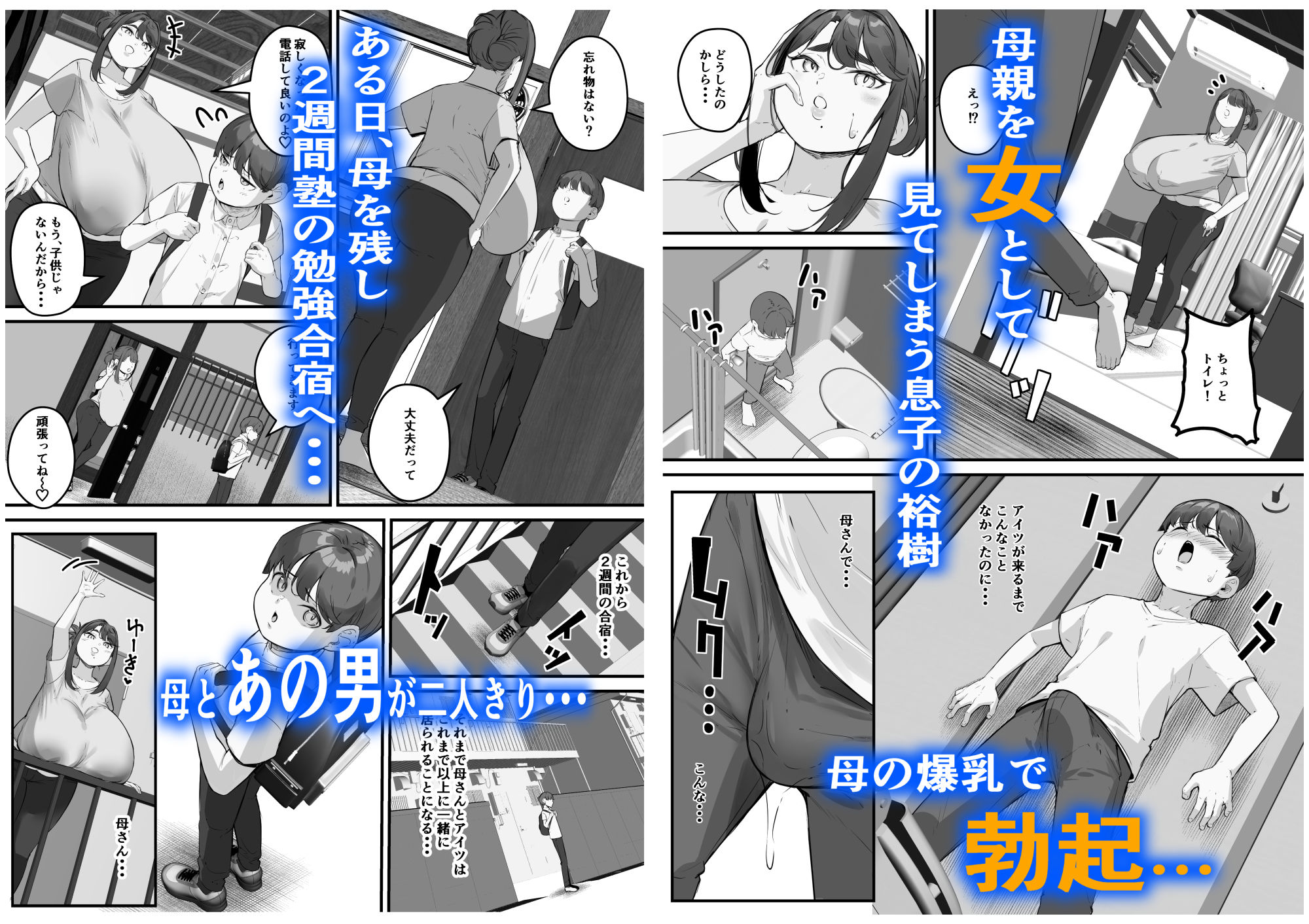 垂れ長乳母さんはチャラ男に寝取られる2|爆π堂 サンプル画像 2