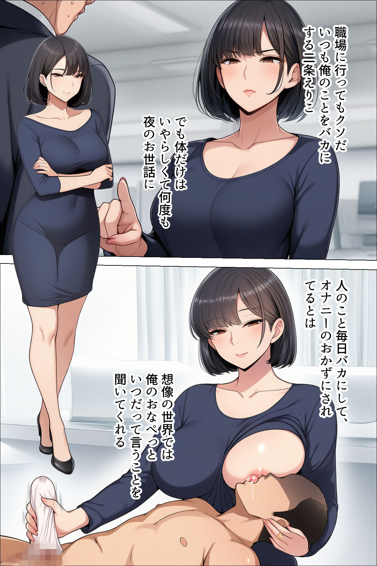 【漫画】やめられない男｜日替わりさん サンプル画像 5