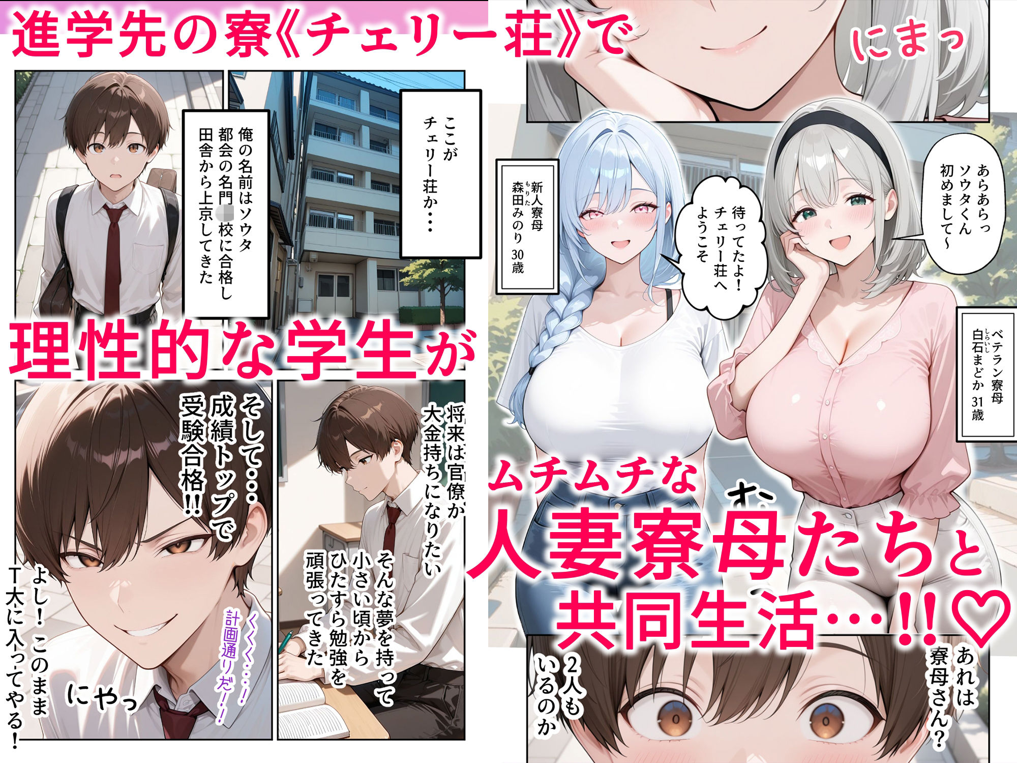 人妻寮母に墜とされるっ!理性崩壊SEX｜ぱにぱに