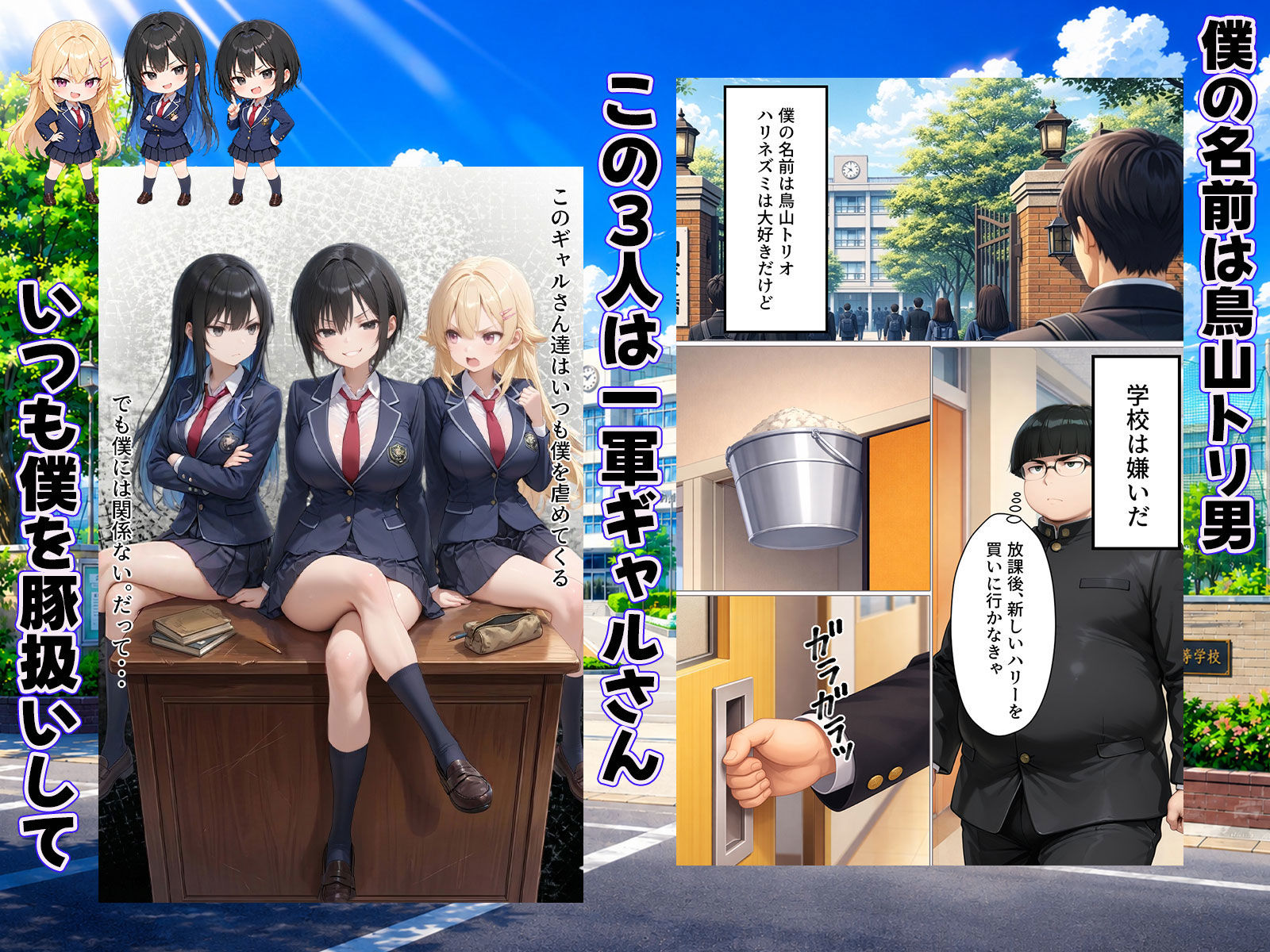 僕をいじめたギャルさん達に復讐する話ーリベンジ結衣編ー｜渋谷パン子