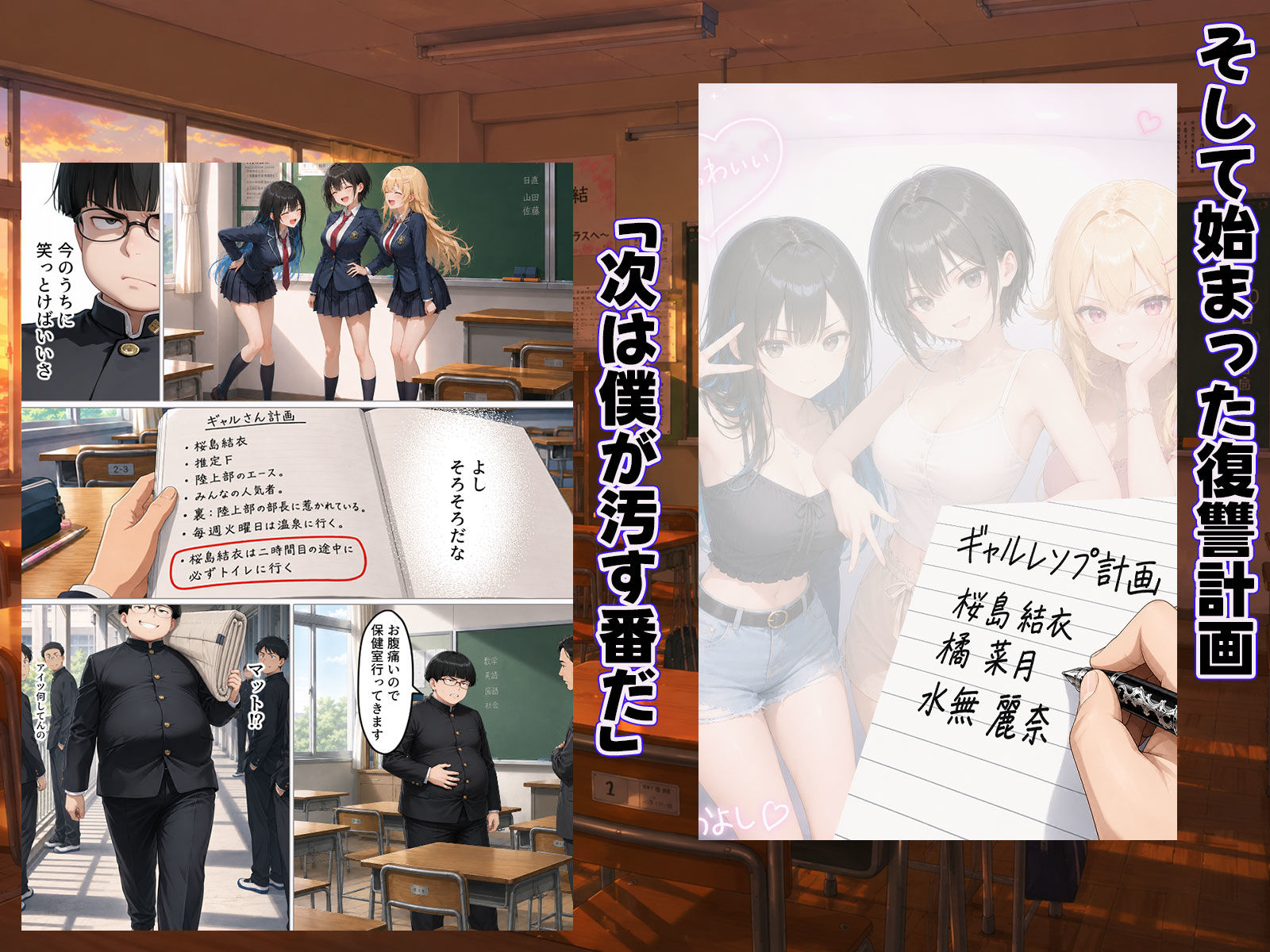 僕をいじめたギャルさん達に復讐する話ーリベンジ結衣編ー｜渋谷パン子 サンプル画像 5