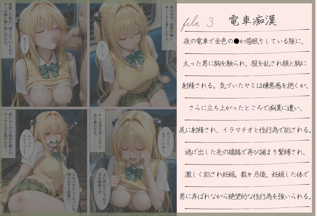 狙われた3人の女子校生｜いくら サンプル画像 3