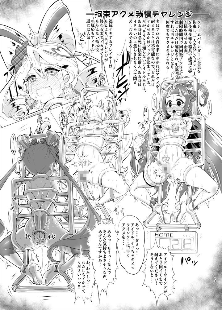 大人気・アイドルプリキュアが人気バラエティ企画’アイドル磔刑台’に初挑戦! サンプル画像 5
