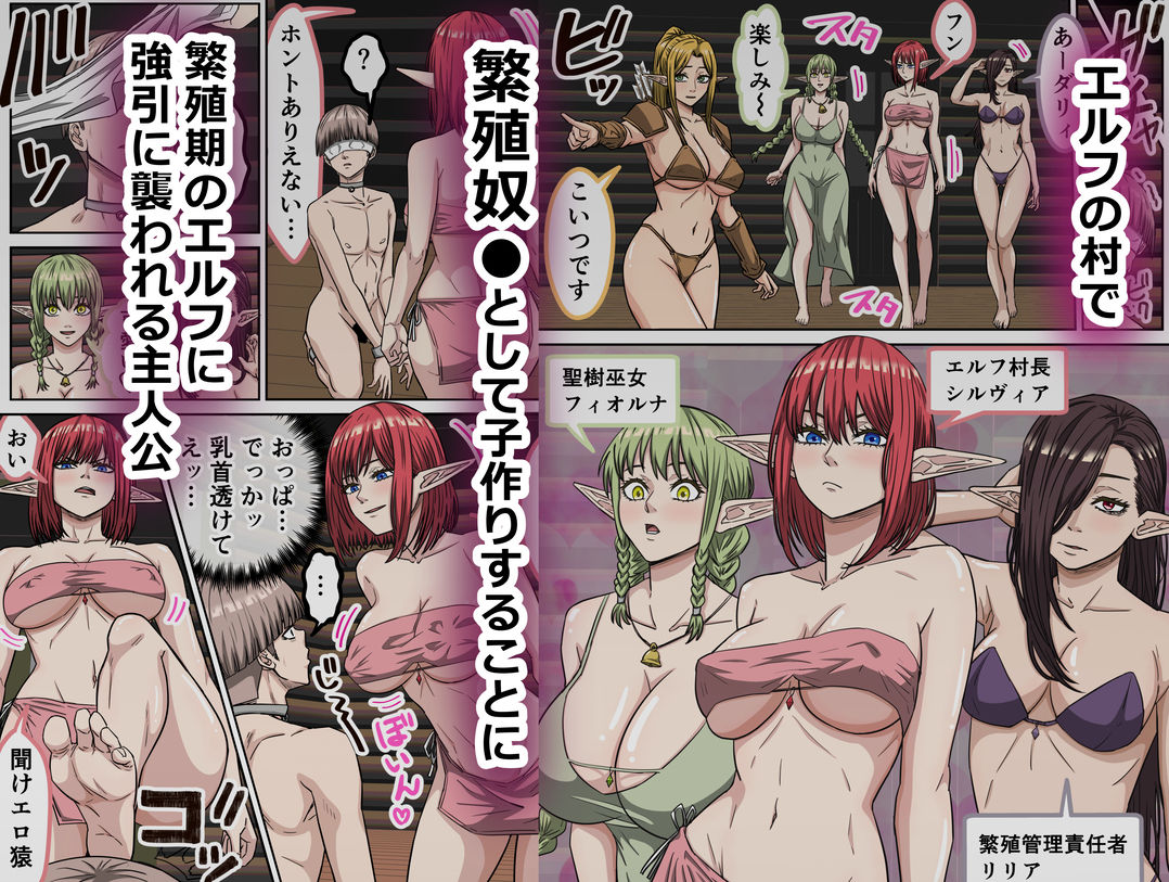 エルフ村で繁殖奴●になりました｜バナナスタイル サンプル画像 2