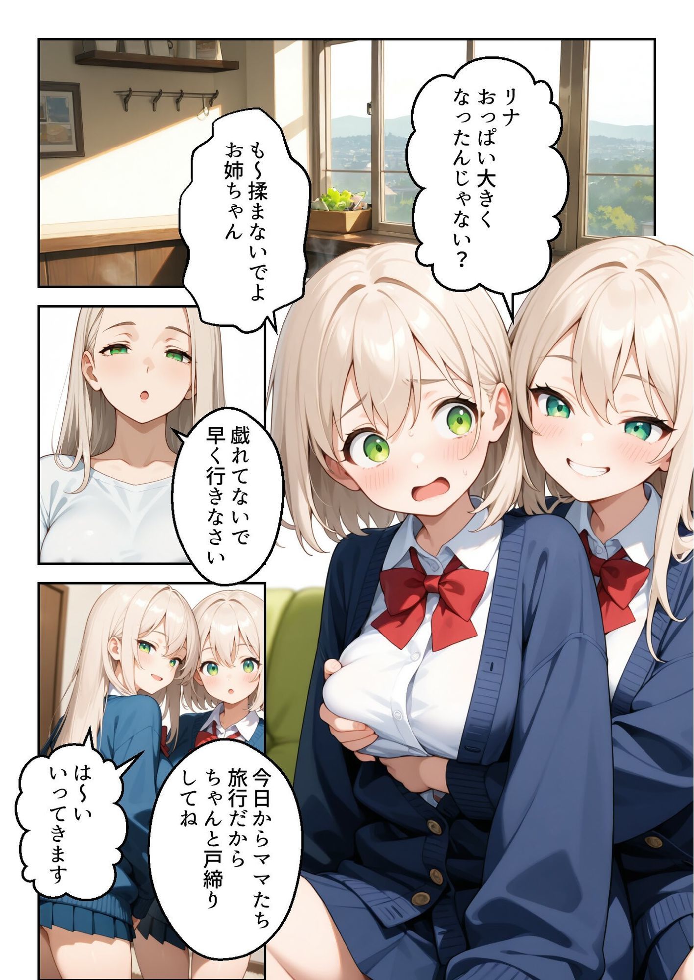 姉妹百合｜ukkripp サンプル画像 2