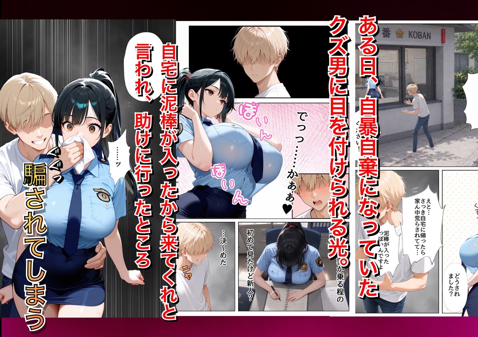 男嫌いな新卒警官を監×してマゾメス化させた結果｜ぐれーぞーん サンプル画像 3