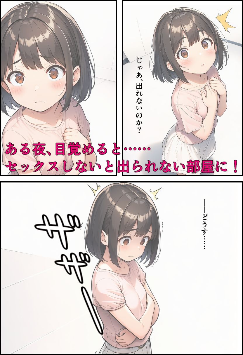 【本編130p】処女幼馴染とセックスしないと出られない部屋で幼馴染をやめるまで(はーと)|色彩律@色彩ある娘を創る人 サンプル画像 4