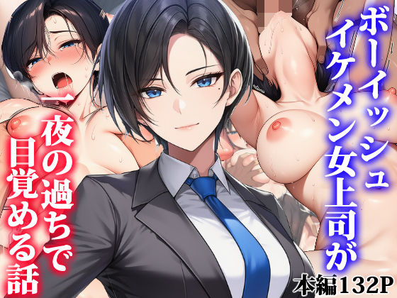 ボーイッシュイケメン女上司が一夜の過ちで目覚める話｜タイニュウ屋