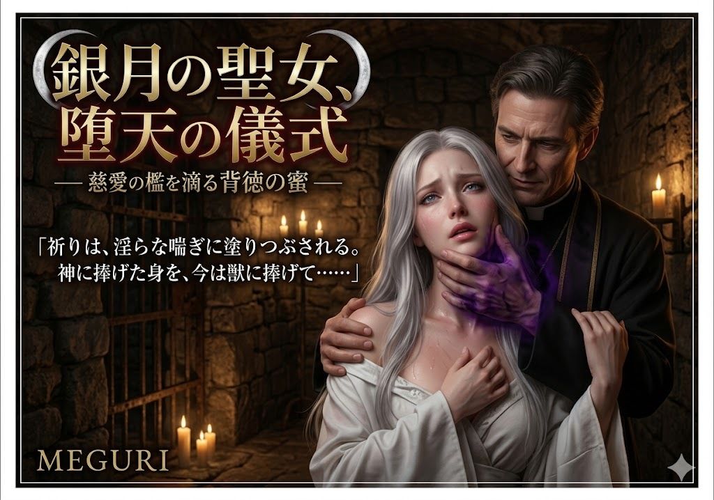 『銀月の聖女、堕天の儀式 ―― 慈愛の檻を滴る背徳の蜜 ――』｜ある作家 サンプル画像 5