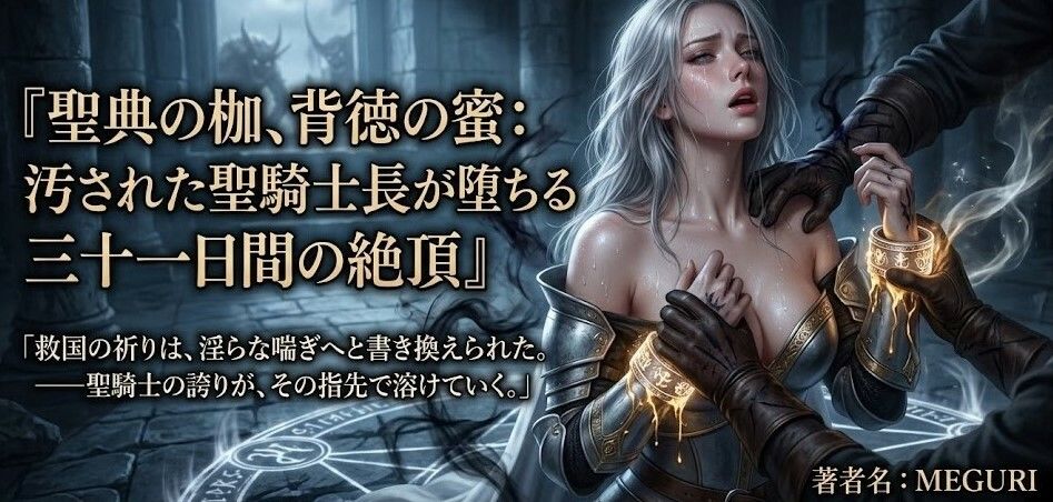 『聖典の枷、背徳の蜜:汚された聖騎士長が堕ちる三十一日間の絶頂』｜ある作家 サンプル画像 2