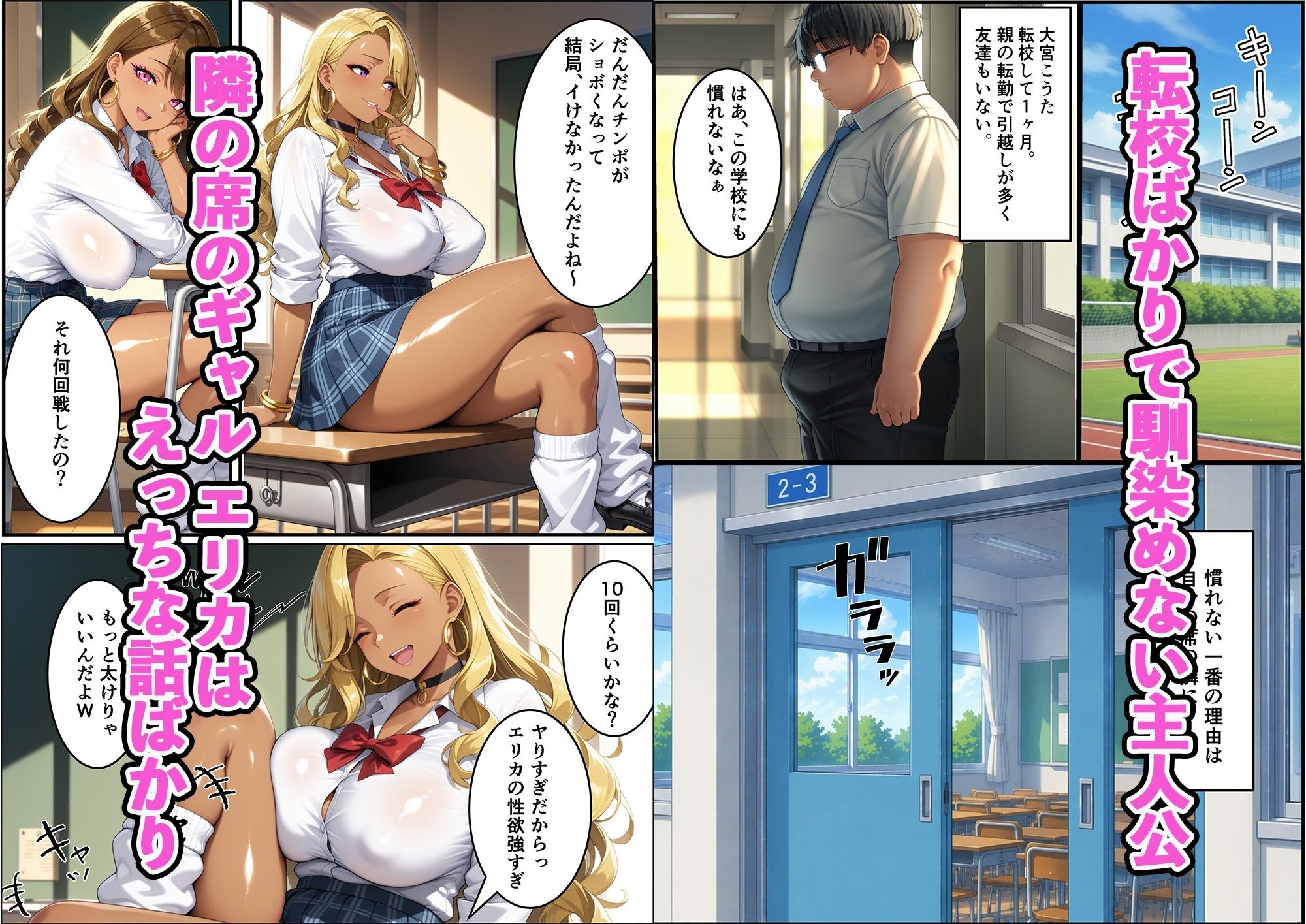 性欲強すぎるビッチなギャルが陰キャオタクに完堕ちする話｜むちむちパイン サンプル画像 2