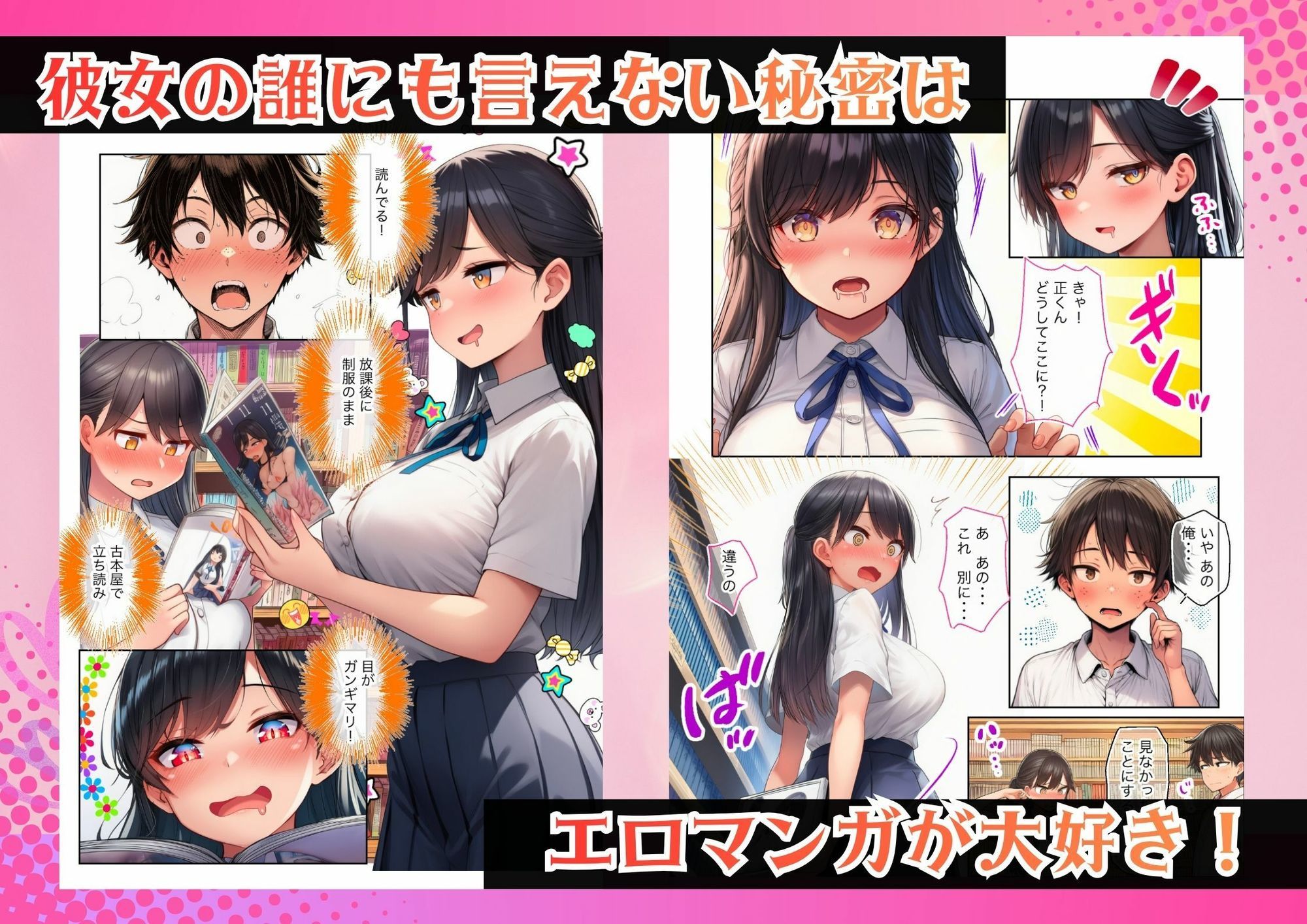 清楚で頭が悪くてエロマンガ大好きな彼女 サンプル画像 3