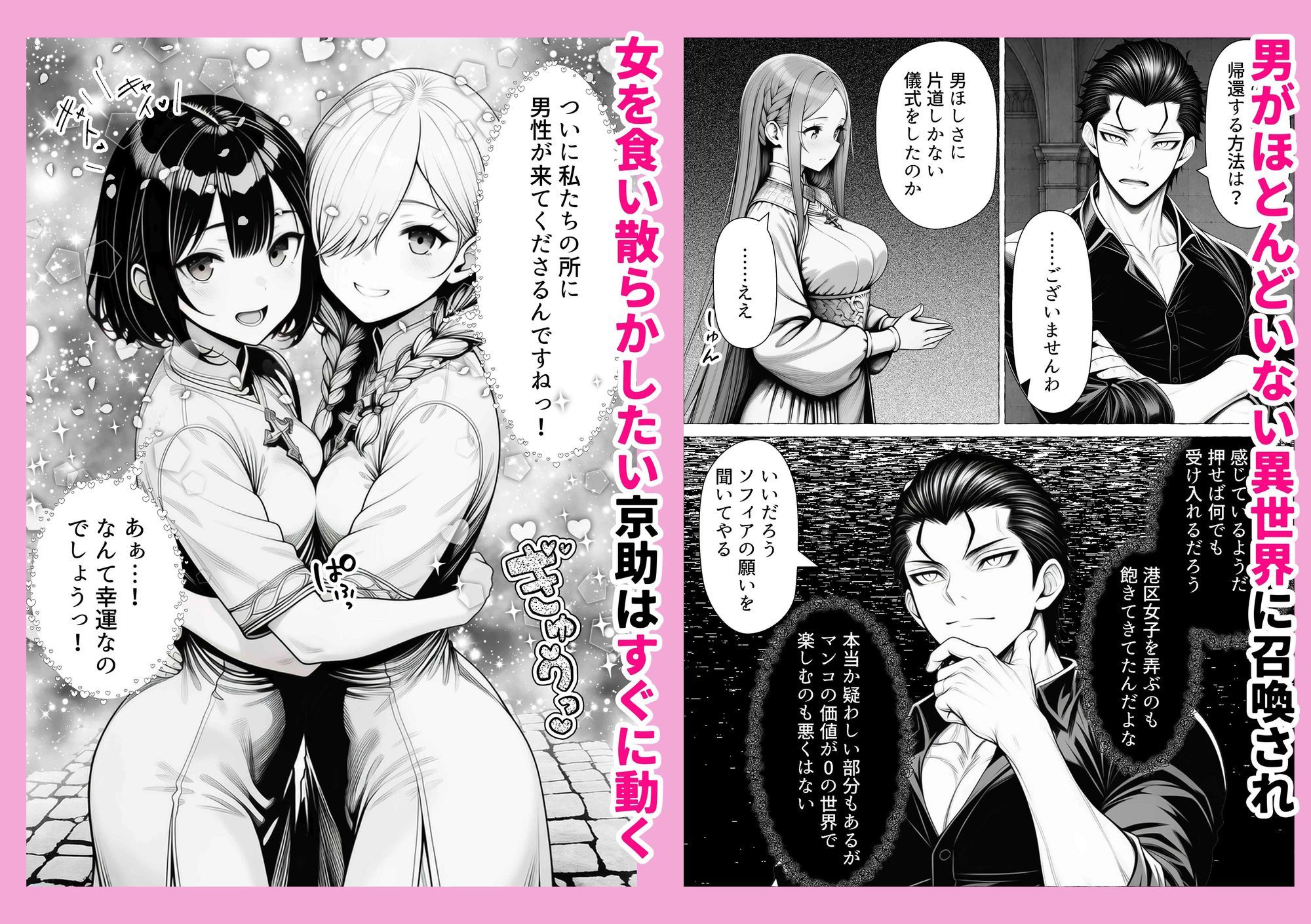 男が1%しかいない異世界で美少女ハーレムを作る話｜わんどーる