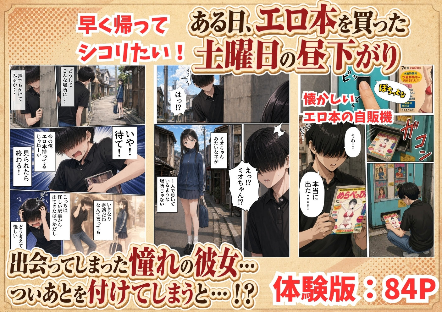 【昭和編】想いを寄せていたクラスメイトが中年メタボ教師（BMI40）と肉体関係だった件｜竿役が種付けおじさんじゃないとヌケないんだが・・・ サンプル画像 4
