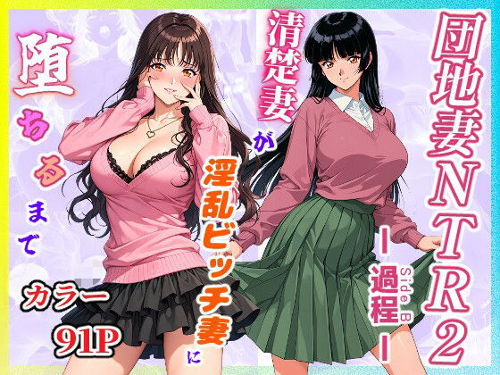 団地妻NTR2 -過程(Side B)-〜清楚妻が淫乱ビッチ妻に堕ちるまで〜
