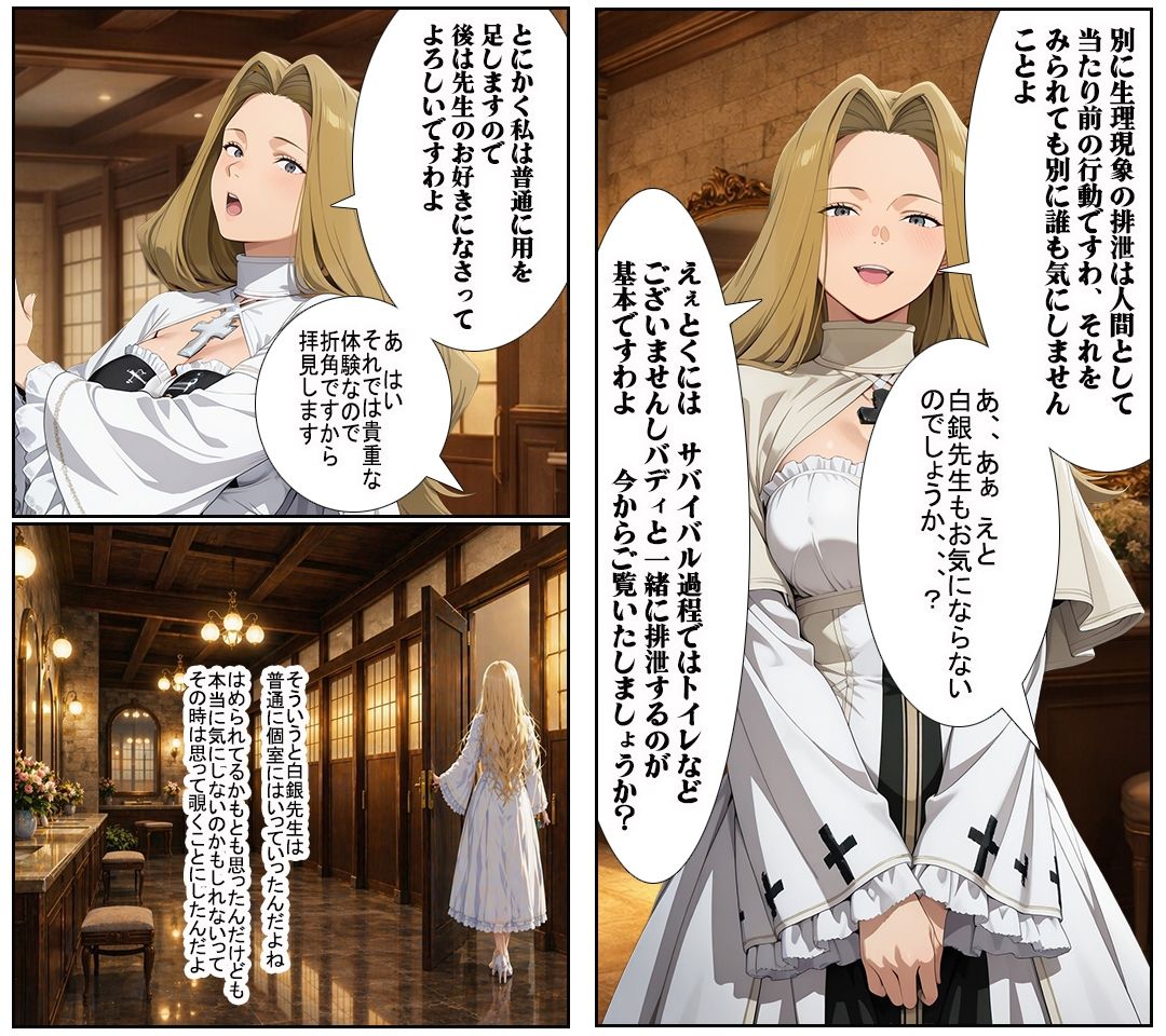 【汚パンツ女学園】  第3話美女だらけの学園の性感覚はぶっ飛んでいた｜ステイブルスト サンプル画像 2