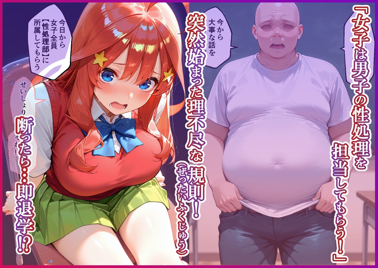 S○Xしないと即退学? 今日から全員強●性処理部(はーと)中出しでご奉仕ポイント大量GET快楽堕ち凌●学園 サンプル画像 2