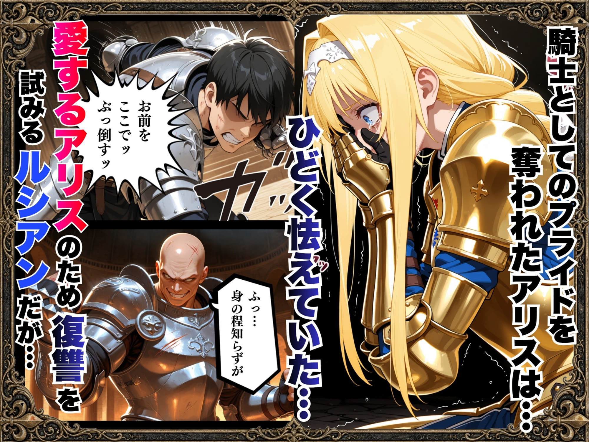 敗北騎士アリス〜メス堕ちNTR〜|ストロベリーの木 サンプル画像 8