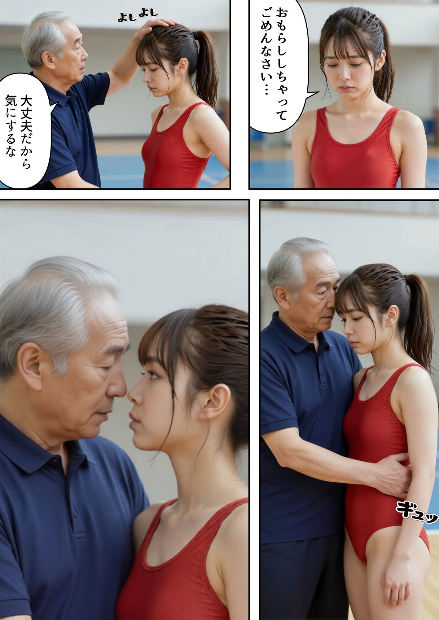 新体操、セクハラコーチの個人レッスン サンプル画像 8