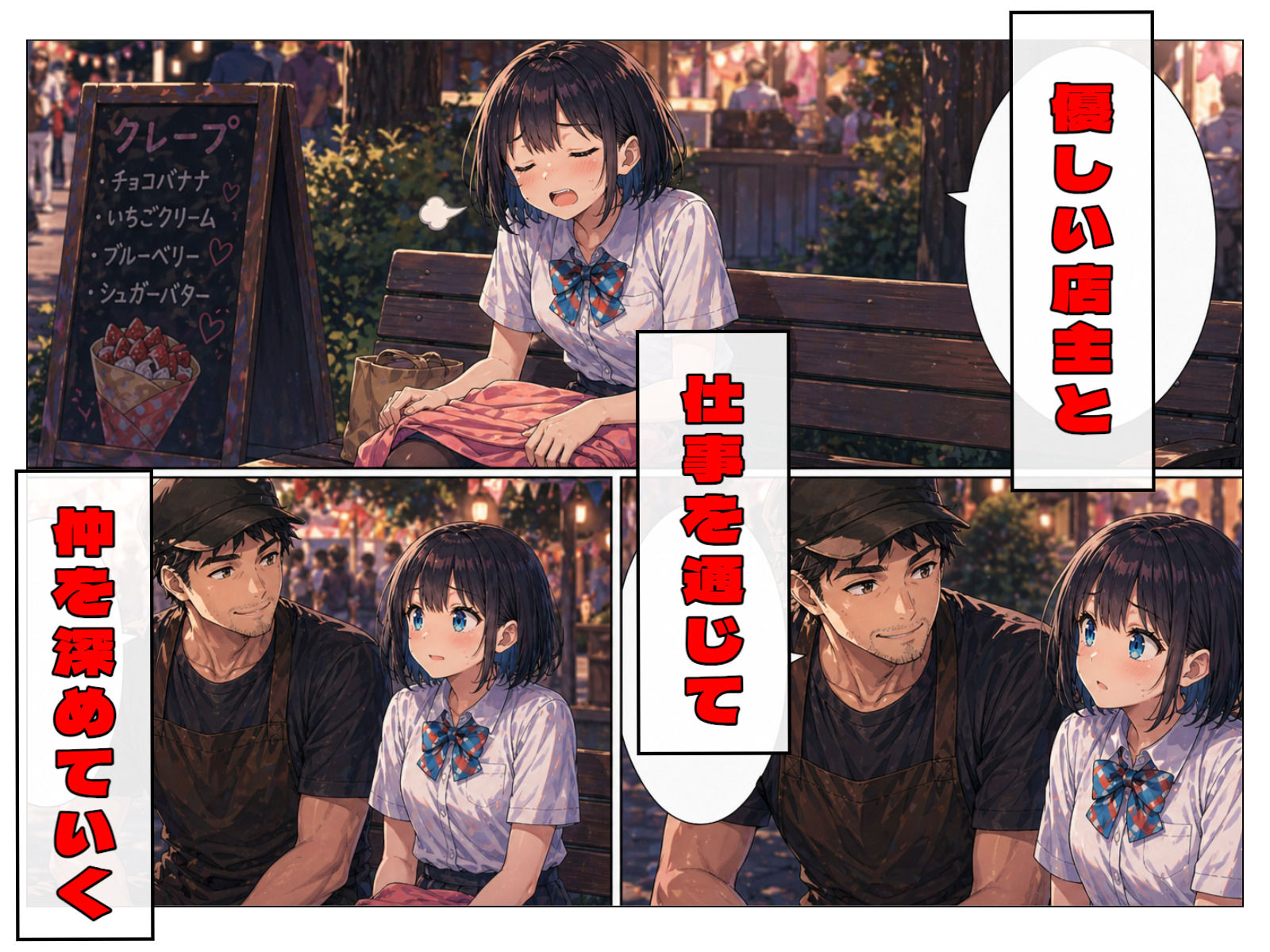 初めてのバイトは、優しすぎる店主と｜LUME サンプル画像 3
