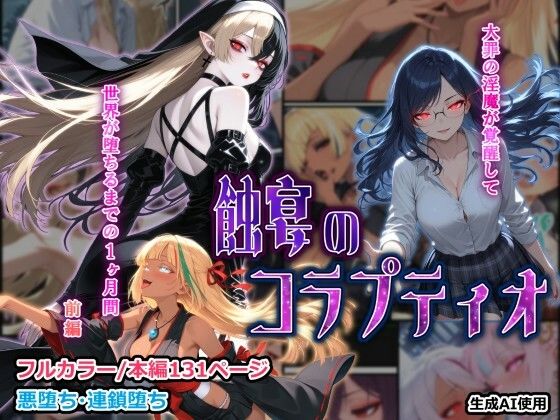 蝕宴のコラプティオ 大罪の淫魔が覚醒して世界が堕ちるまでの1ヶ月間・前編｜しにもの