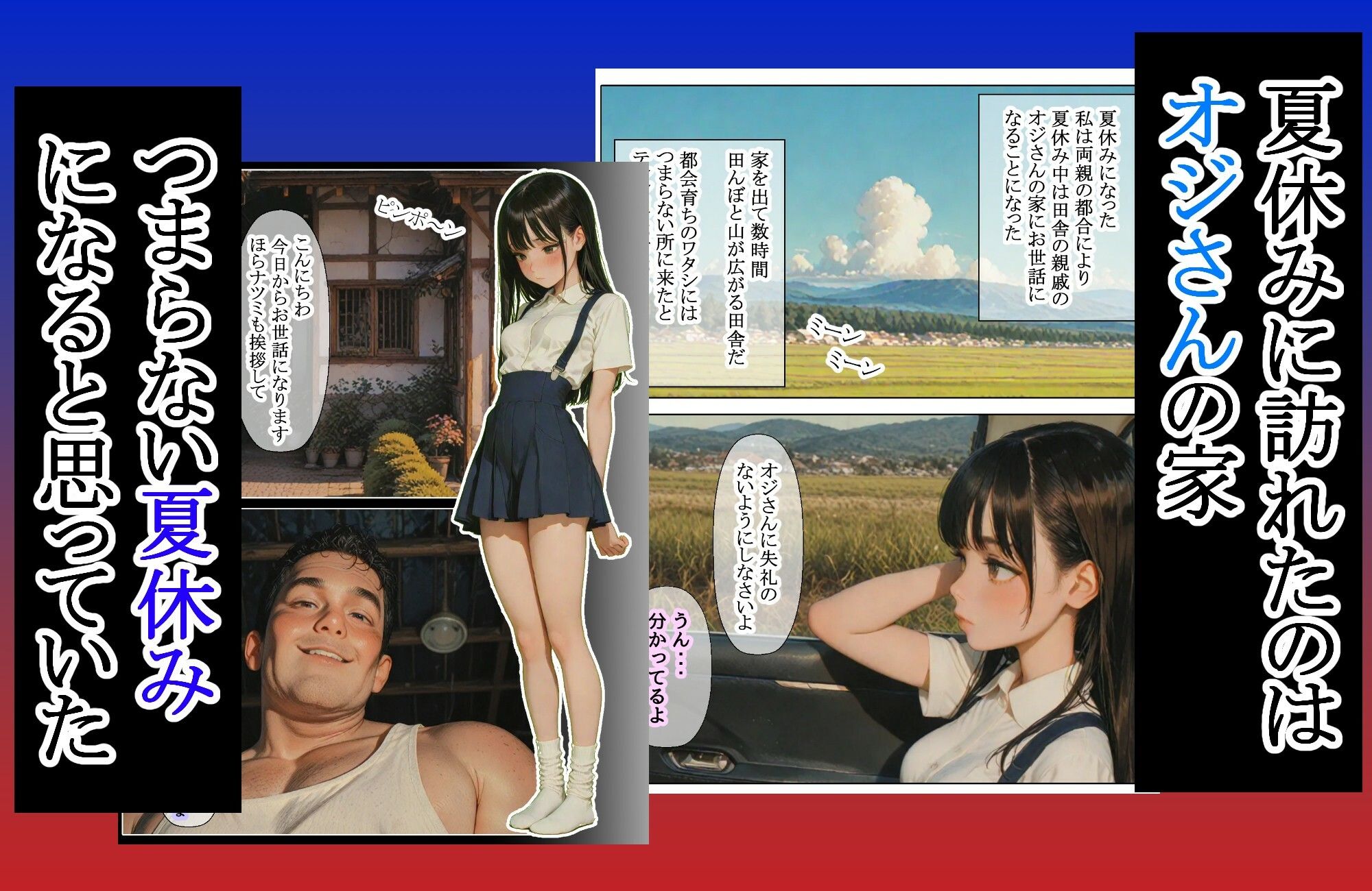 女の悦びを教え込まれた夏休み｜あ2ん サンプル画像 1