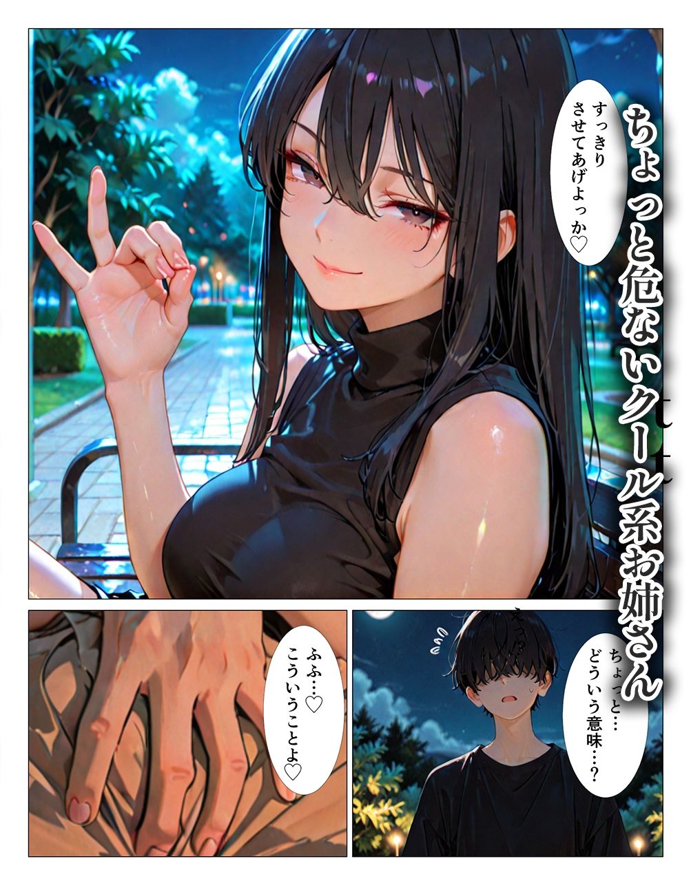 クール系お姉さんにお持ち帰りされた話｜フェチシズム サンプル画像 2