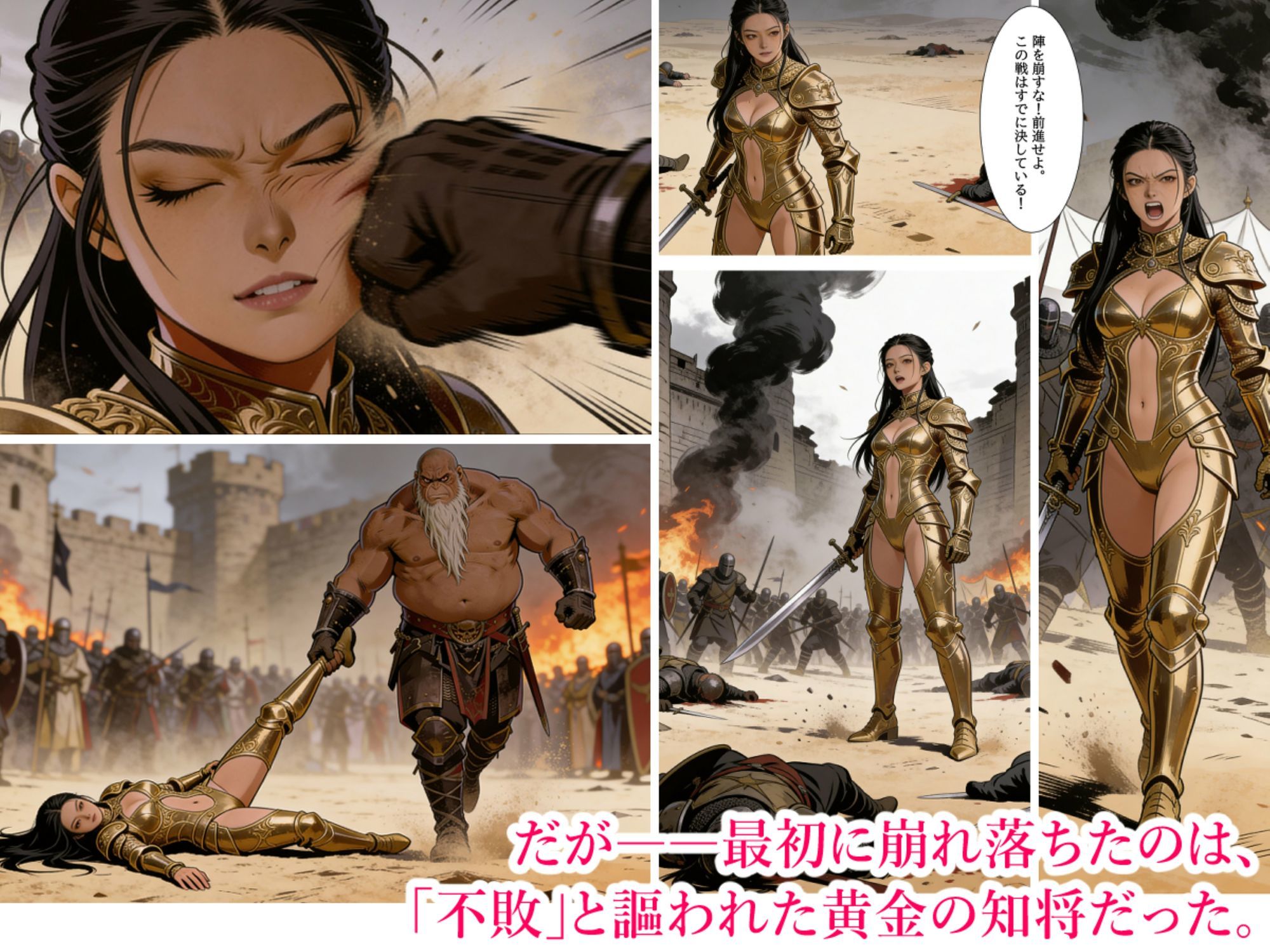 3戦姫、堕ちる｜いちごみかんドラゴンz サンプル画像 3