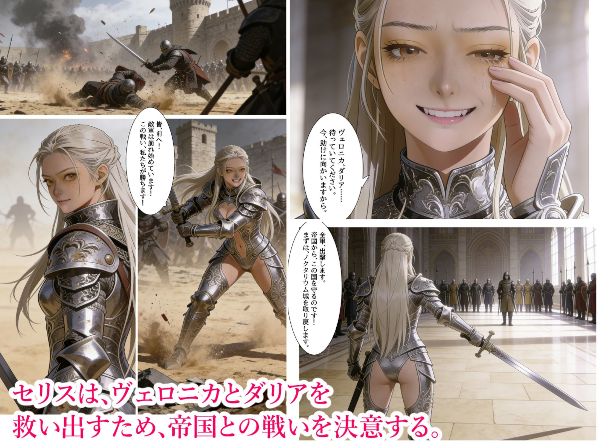 3戦姫、堕ちる｜いちごみかんドラゴンz サンプル画像 7