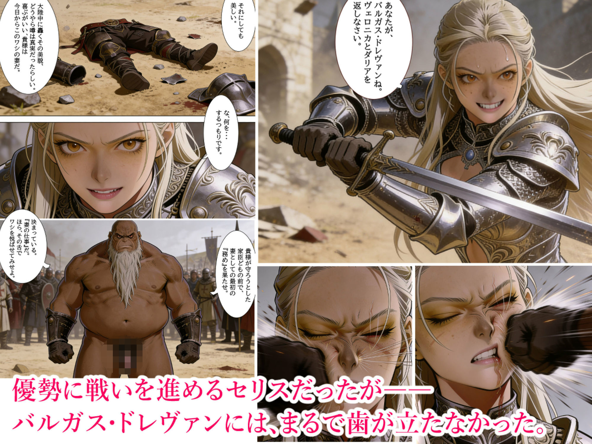 3戦姫、堕ちる｜いちごみかんドラゴンz サンプル画像 8
