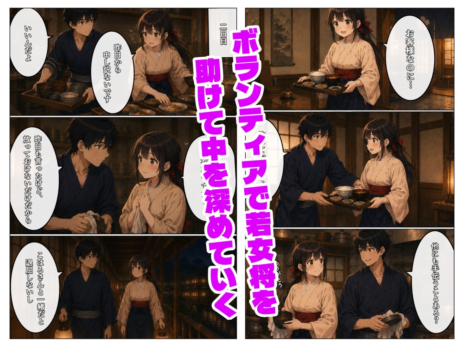 宿帳に、君の名前-夜の見回りは、君とふたりで。|LUME サンプル画像 2