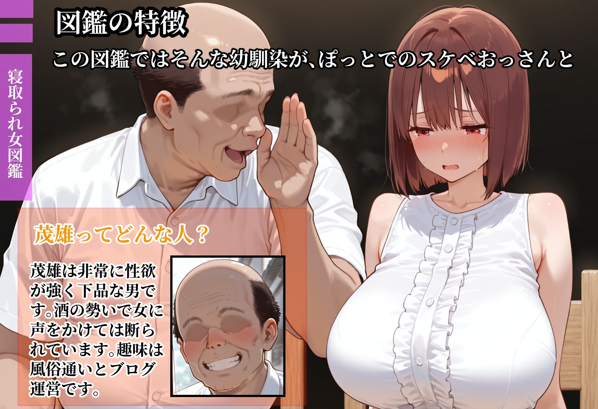 寝取られ女図鑑  楓｜つらぬき丸 サンプル画像 3