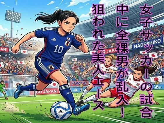 女子サッカーの試合中に全裸男が乱入!狙われた美人エース|CMNFリアリズム