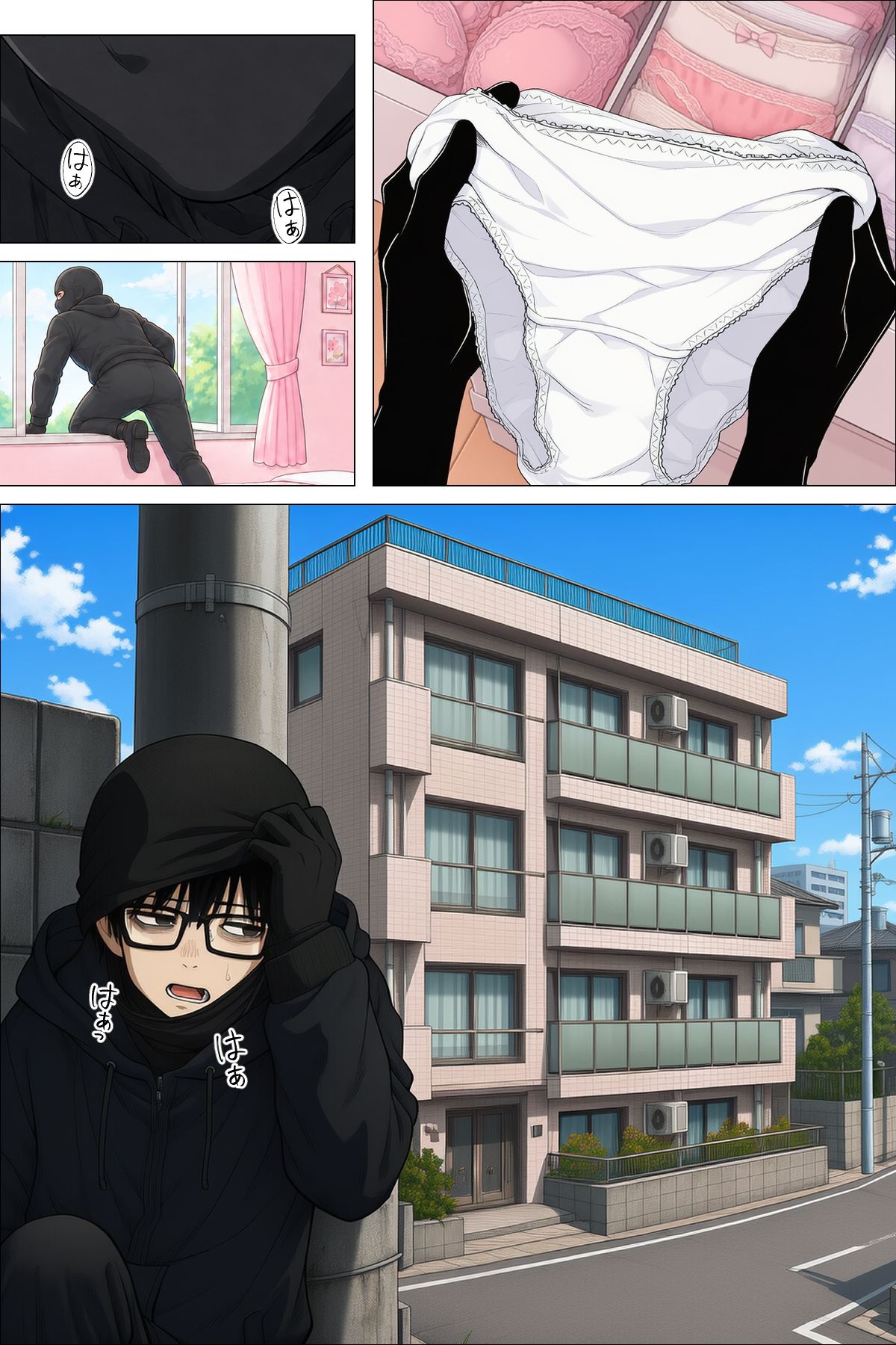 【漫画】下着泥棒の末路｜日替わりさん サンプル画像 5