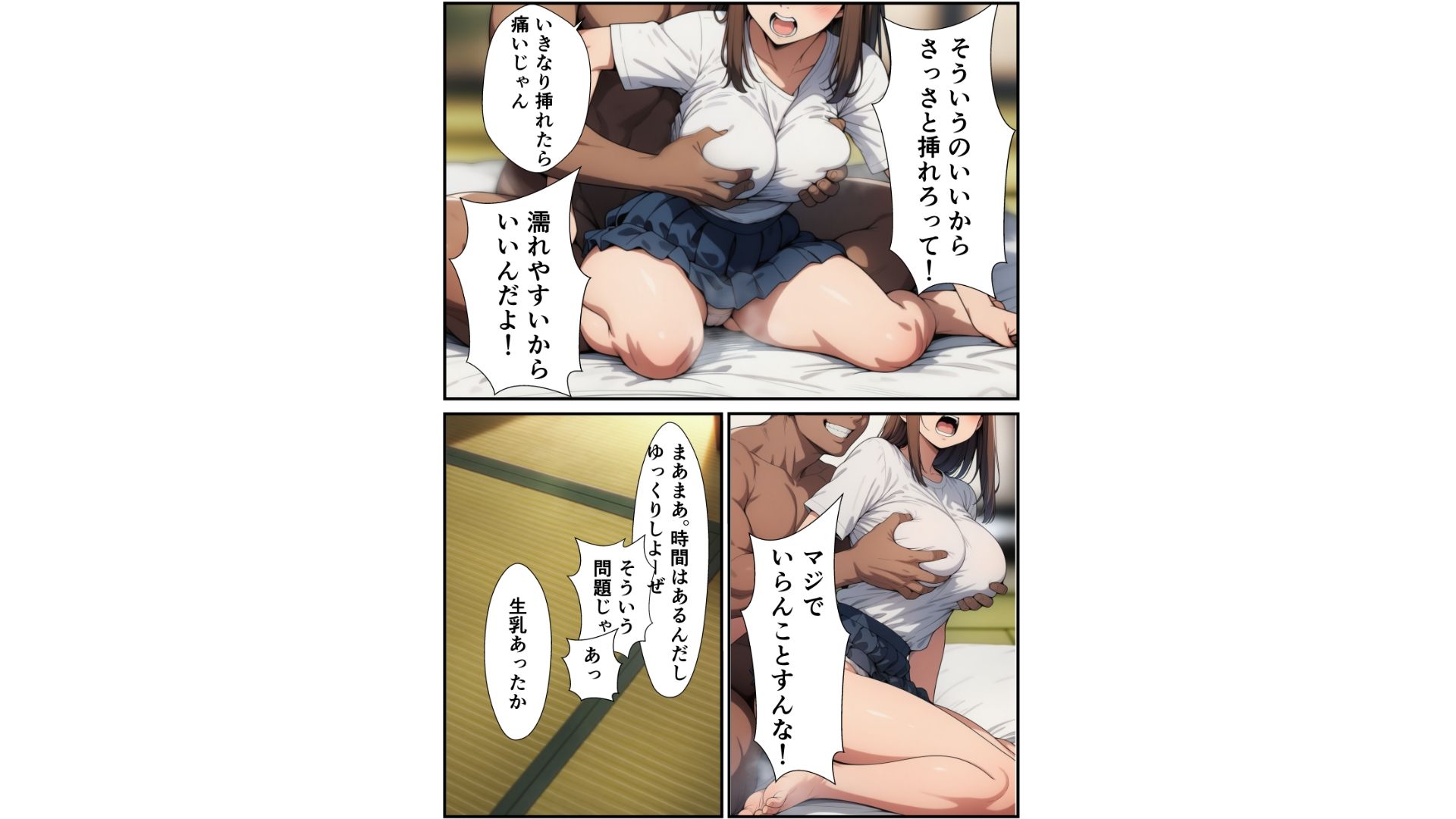 生意気なJKが弱みを握られSEXにもちこまれる話｜甘味のり サンプル画像 7
