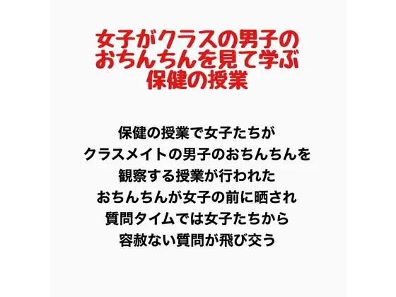 女子がクラスの男子のおちんちんを見て学ぶ保健の授業｜羞恥の星空 CFNM/CMNF