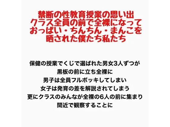 禁断の性教育授業の思い出 〜クラス全員の前で全裸になっておっぱい・ちんちん・まんこを晒された僕たち私たち〜｜羞恥の星空 CFNM/CMNF