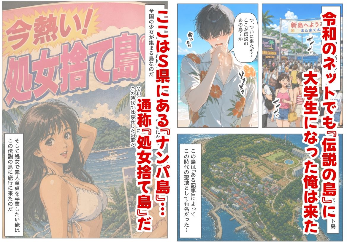 『処女捨て島』昭和に俺が転生したらエロすぎた史実｜【ハマダ商店】 サンプル画像 2