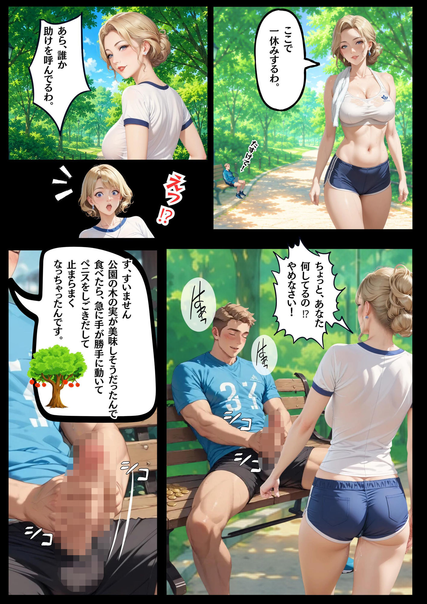 人妻は若いオスに夢中|秋月狂四郎 サンプル画像 8