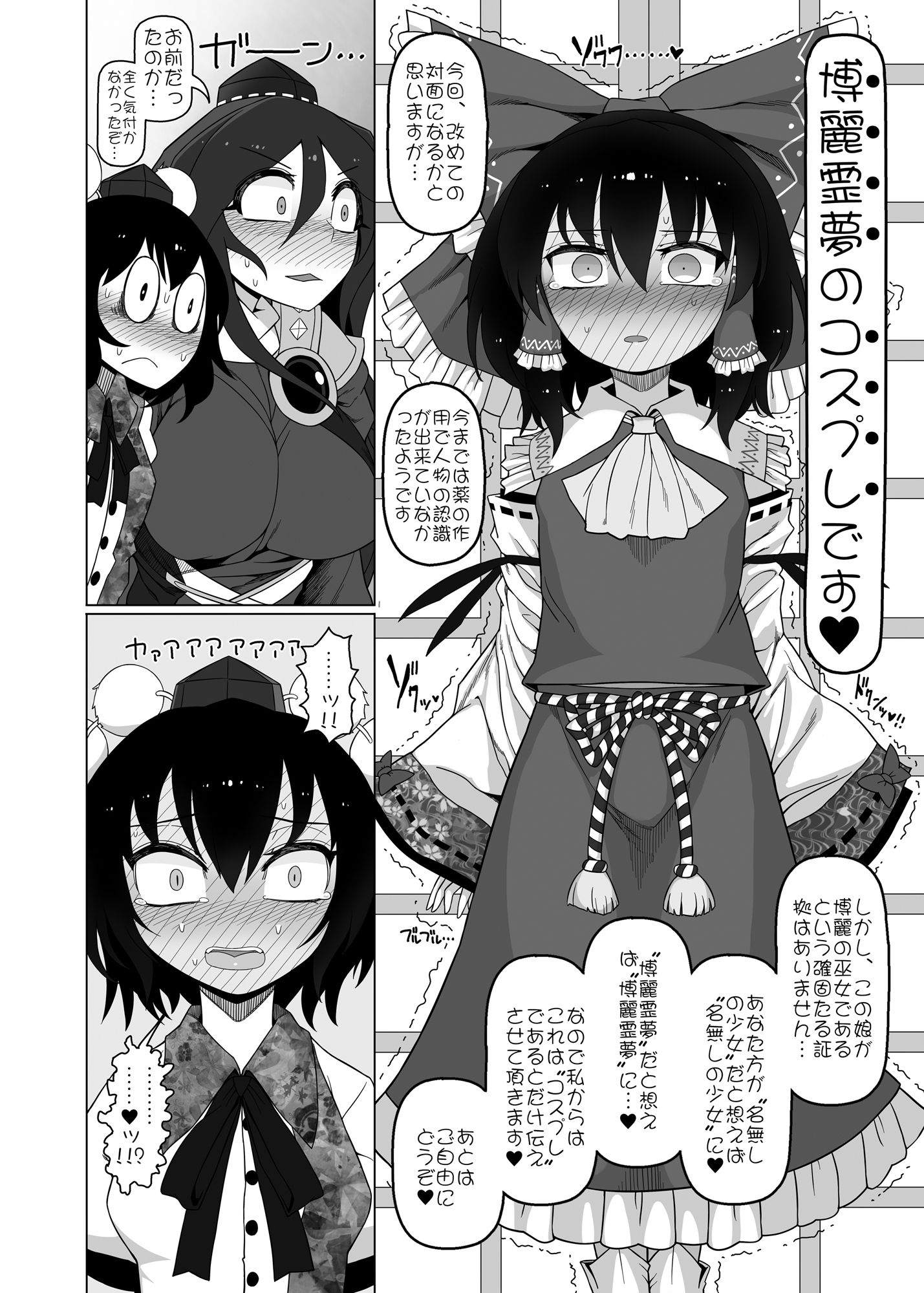 博麗霊夢巫女装備全部OFF|やし屋 サンプル画像 4