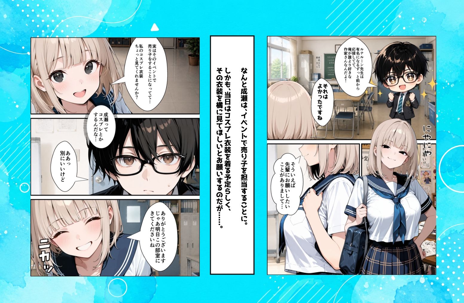 何も取り柄のない僕を彼女が好きになった理由|愛罠(ai_wanna_) サンプル画像 3