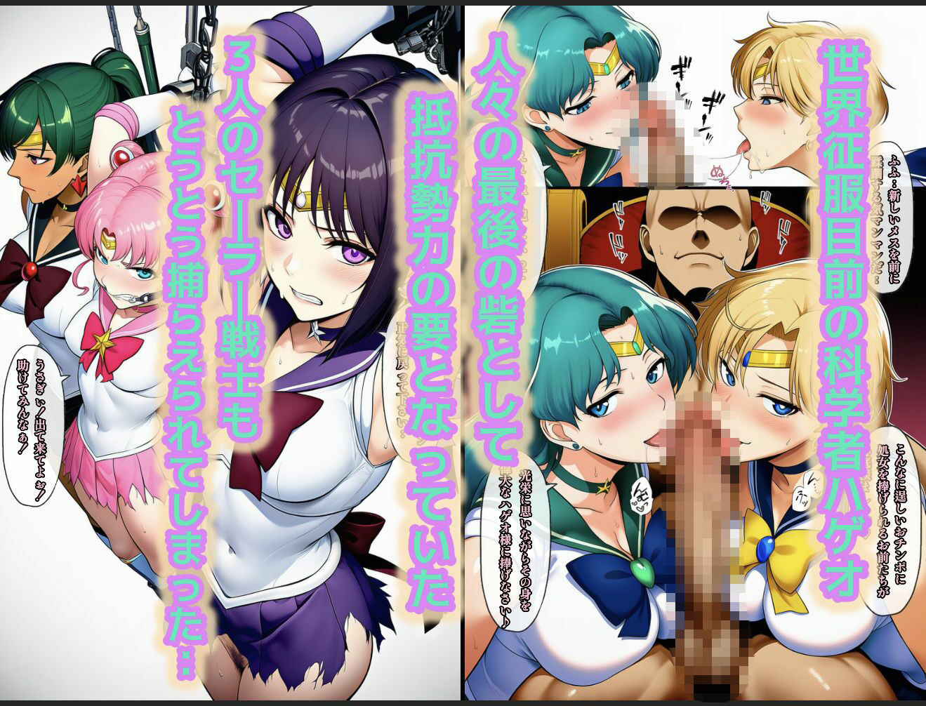 アヘ顔戦士セーラーgirl’s4｜ぴんぴん丸 サンプル画像 2