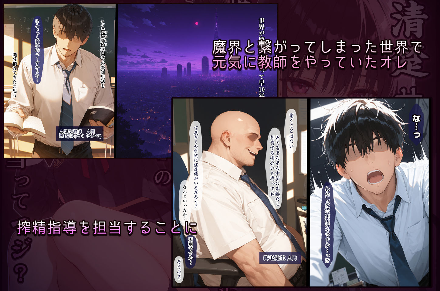 清楚サキュバス 世界が魔界と繋がって早10年 オレが教え子の搾精指導担当ってマジ？｜EchicalH サンプル画像 2