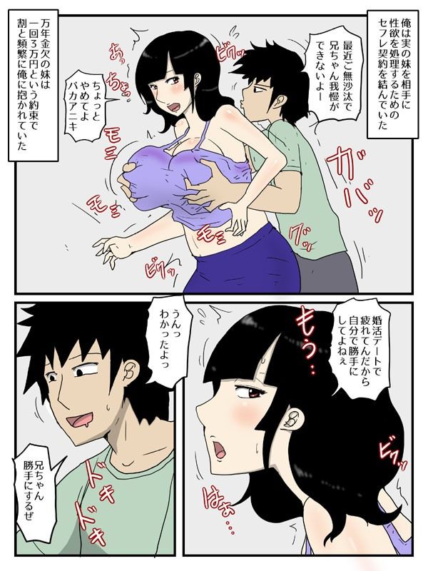 婚活中の妹が軽蔑した眼で性欲処理してくれる件｜poteto-chips サンプル画像 3