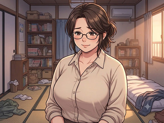 【官能小説】バイト先の真面目なパートさん  第二話  看病のつもりが…不慣れなご奉仕｜青いらいおん