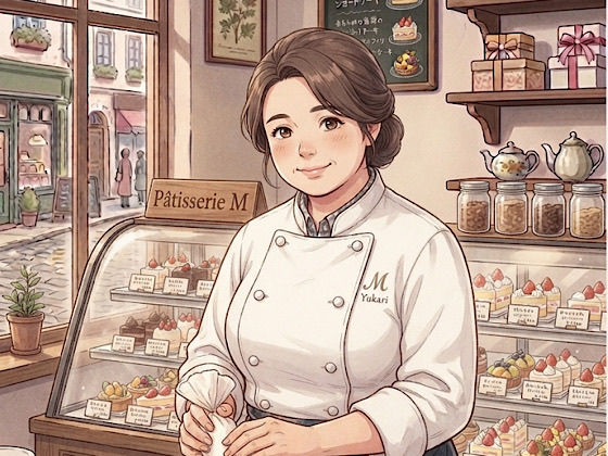 【官能小説】小さなケーキ屋さんの優しい奥さん  第一話  年下見習いの甘い言葉と、ほどかれたエプロン｜青いらいおん