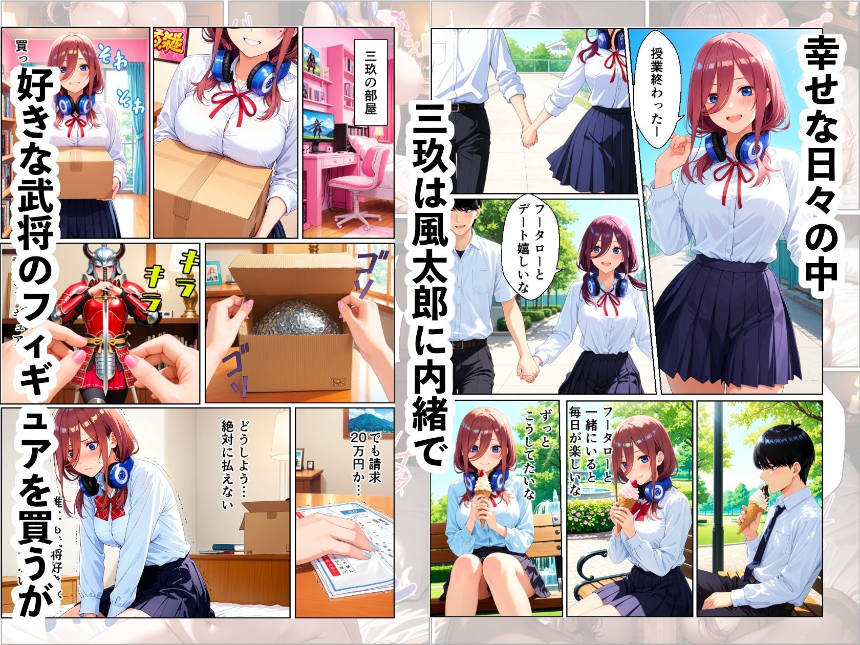 三玖寝取り調教〜パパ活がきっかけでメス堕ち〜｜モコモコ サンプル画像 2