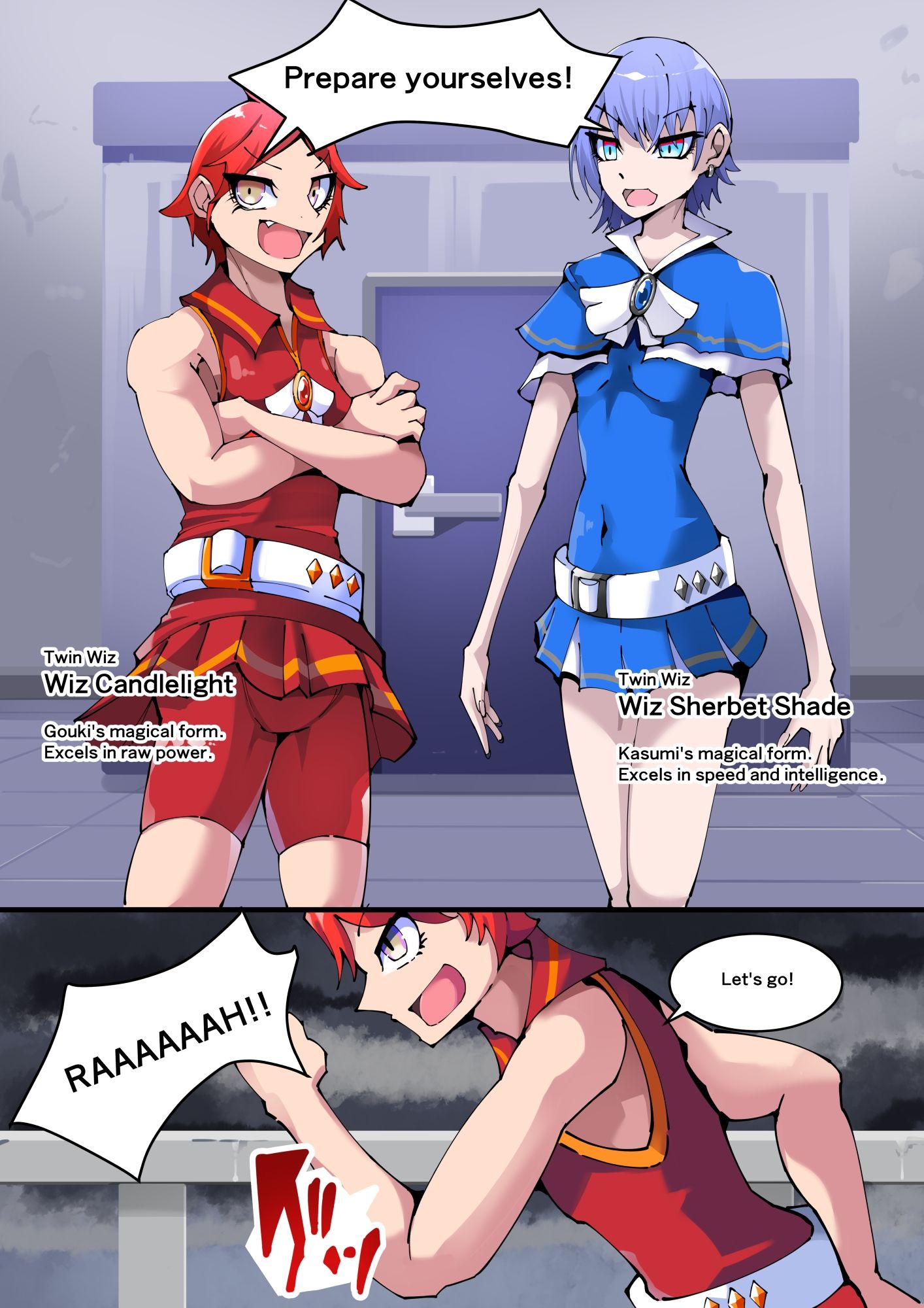 Magical Boy TSF！ Twin Wiz VS The Terrifying Rubberians 1｜HentaiWorks サンプル画像 7