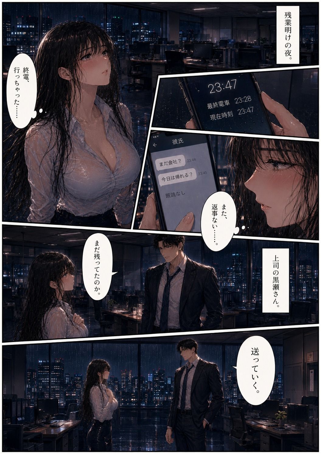 終電後の境界線|mai_gcupri サンプル画像 2